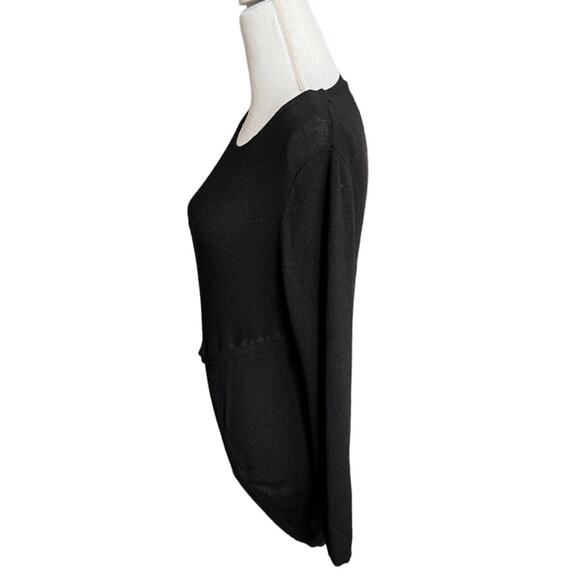 Minkpink black high low scoop neck sweater - Picture 5 of 6